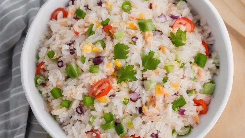 15 кращих рецептів салатів з рисом
