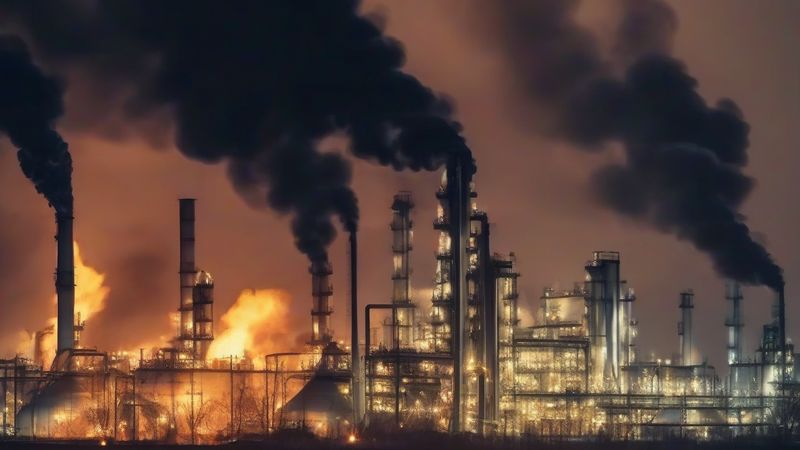 Атака дронів на Москву: пожежа на нафтопереробному заводі