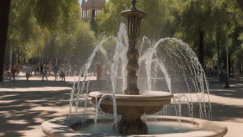 Барселона подвоює кількість водяних ігор для боротьби з спекою