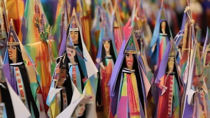 Діти відтворили Великий Тиждень у Лорці з паперу та пластику