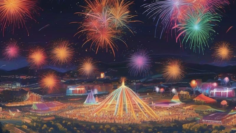 Фієста в Архені розпочалась із великим піротехнічним шоу
