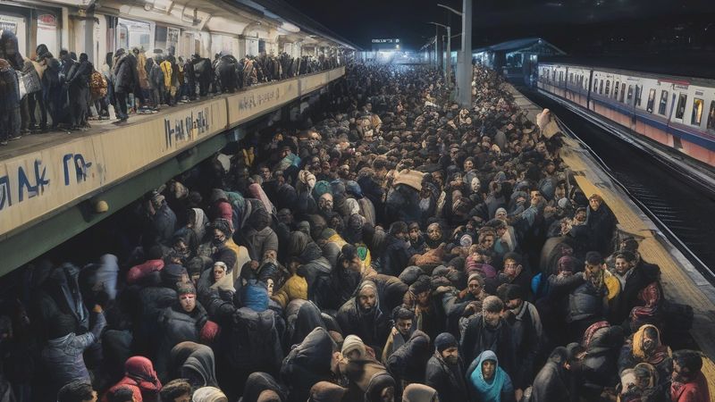 Імігранти прибувають до Арони на тлі відправки пасажирів із Гранідалли
