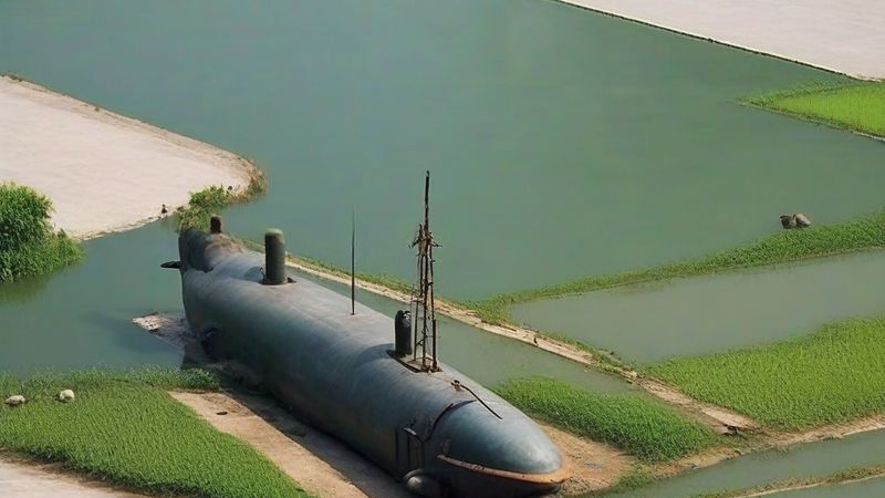 Китайський фермер самотужки побудував підводний човен