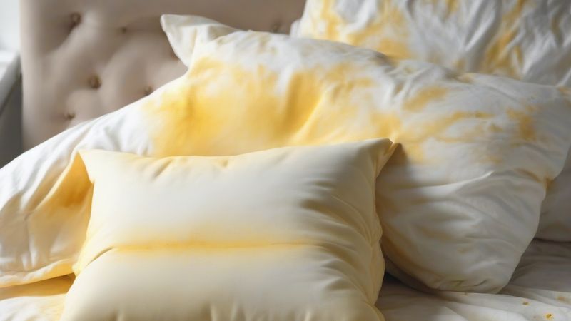 Лайфхак для білизни: як позбутися жовтих плям на подушках