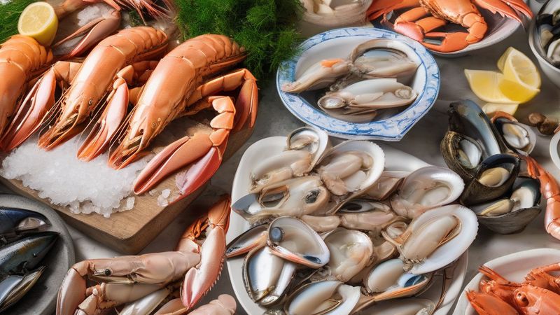 Легка та швидка морська салат