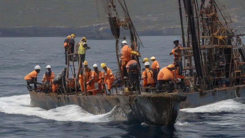 Лікар інтернету: французький корабель ремонтує підводні кабелі в Африці
