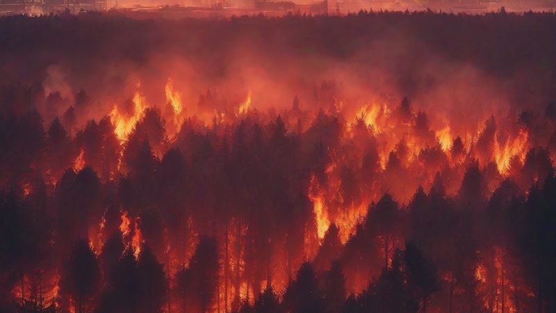 Лісові пожежі у містах: загроза зростає