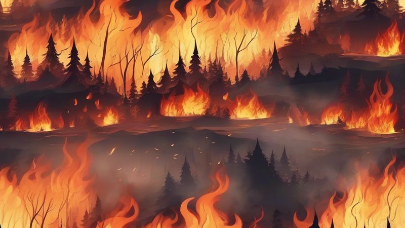 Лісові пожежі у Мурсії: вогонь охопив 177 гектарів