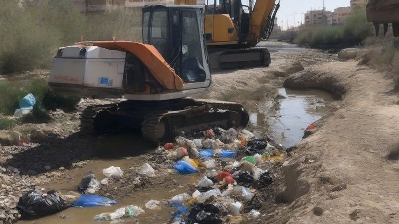 Місто Murcia очистять від сміття у руслах річок