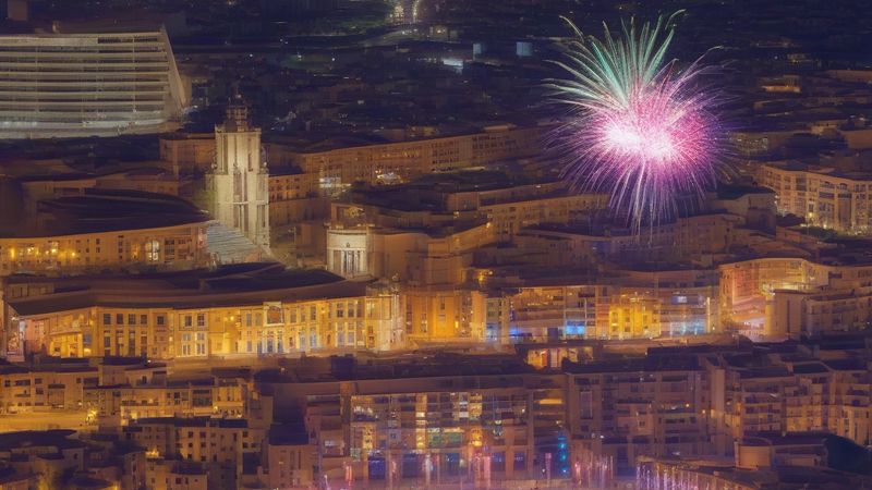Нічна массклета на честь Дня Матері у Валенсії