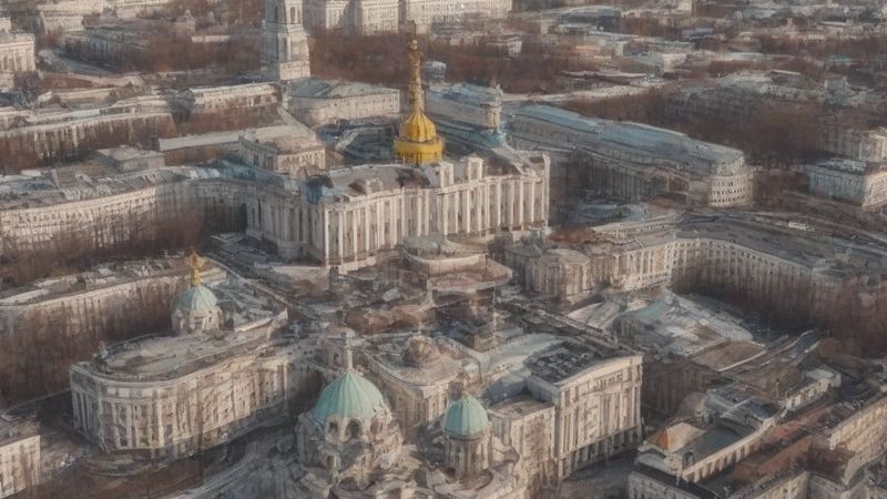 Падіння прапора Іспанії під час військового параду