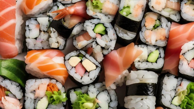 Рецепт нікеївського суші з морепродуктами