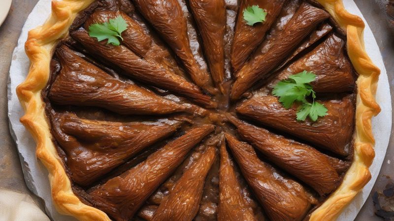 Смачна курчача тarta з масою філо та моле