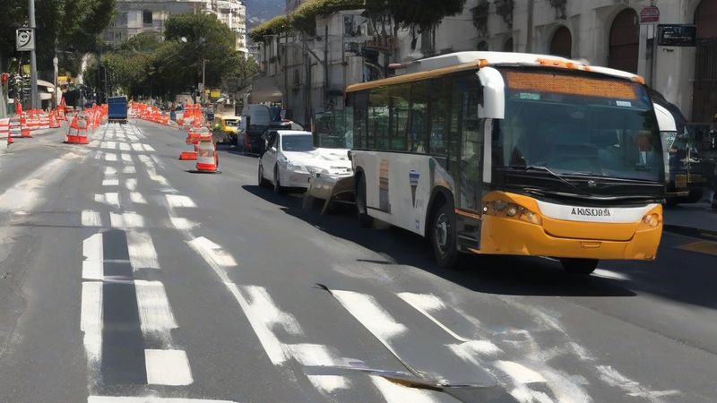 У Бадалоні розпочинаються роботи з облаштування автобусної смуги на Віа Аугуста