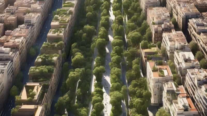 У Барселоні з'явились "міські ліси" швидкого зростання