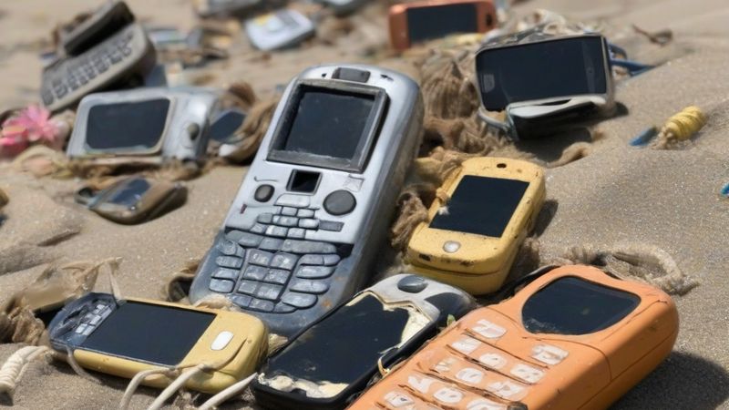 У Франції знайшли тисячі телефонів із Гарфілдом на пляжах