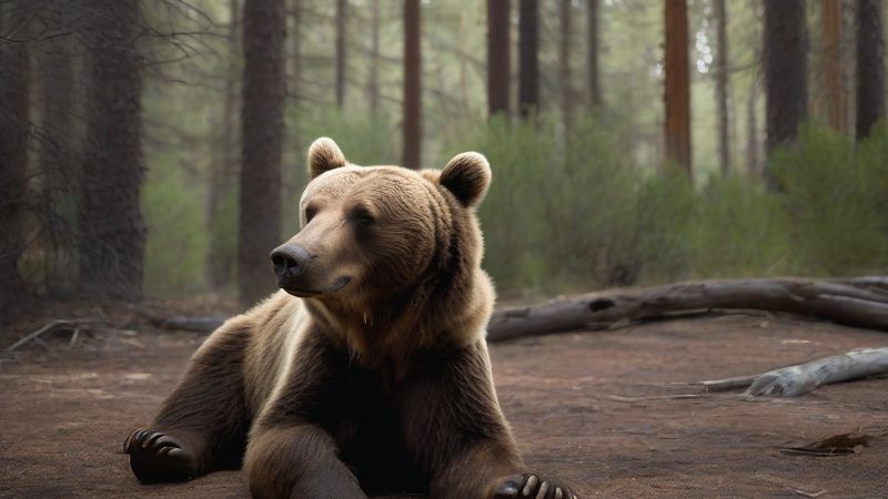 У Іспанії загинув молодий бурий ведмідь