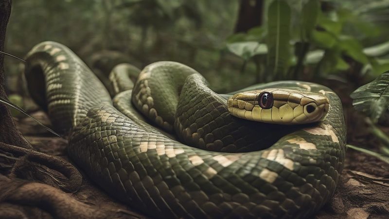 Відкриття гігантської змії в Індії